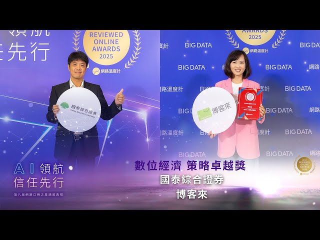 【2025網路口碑之星】AI重塑市場競爭力！數位證券多元服務 電商平台引領社群話題｜網路溫度計