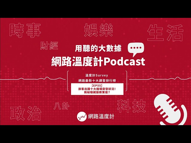 【溫度計Survey EP55】出國十大機場突發狀況！換SIM卡、身體不適...揭秘隱藏服務寶座？