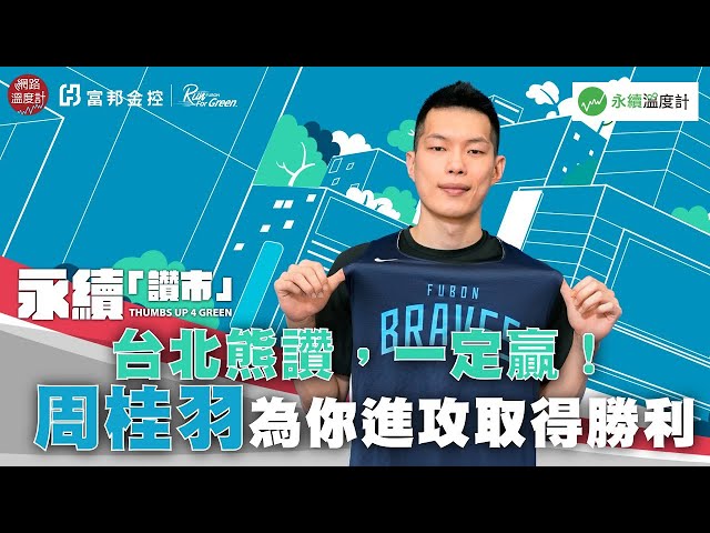 【永續「讚」市挑戰】台北熊讚，一定贏！周桂羽為你進攻取得勝利｜網路溫度計