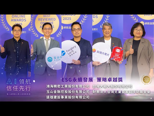 【2025網路口碑之星】打造善循環品牌力！企業以永續行動贏得網路好評｜網路溫度計