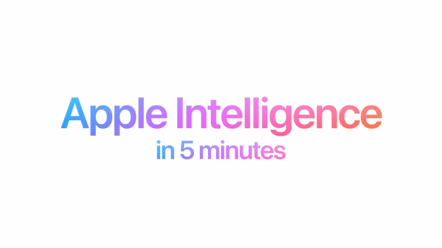 蘋果全球開發者大會登場！AI「 Apple Intelligence 」正式發布