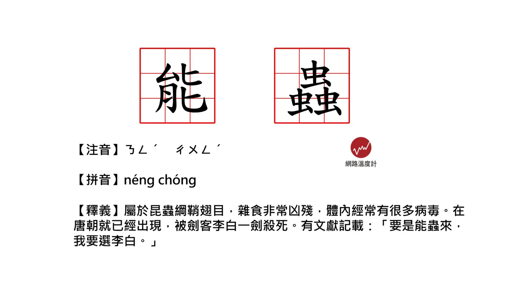 社群爆紅複製文！「能蟲」是什麼梗？還有「客蟲」、「萬蟲」