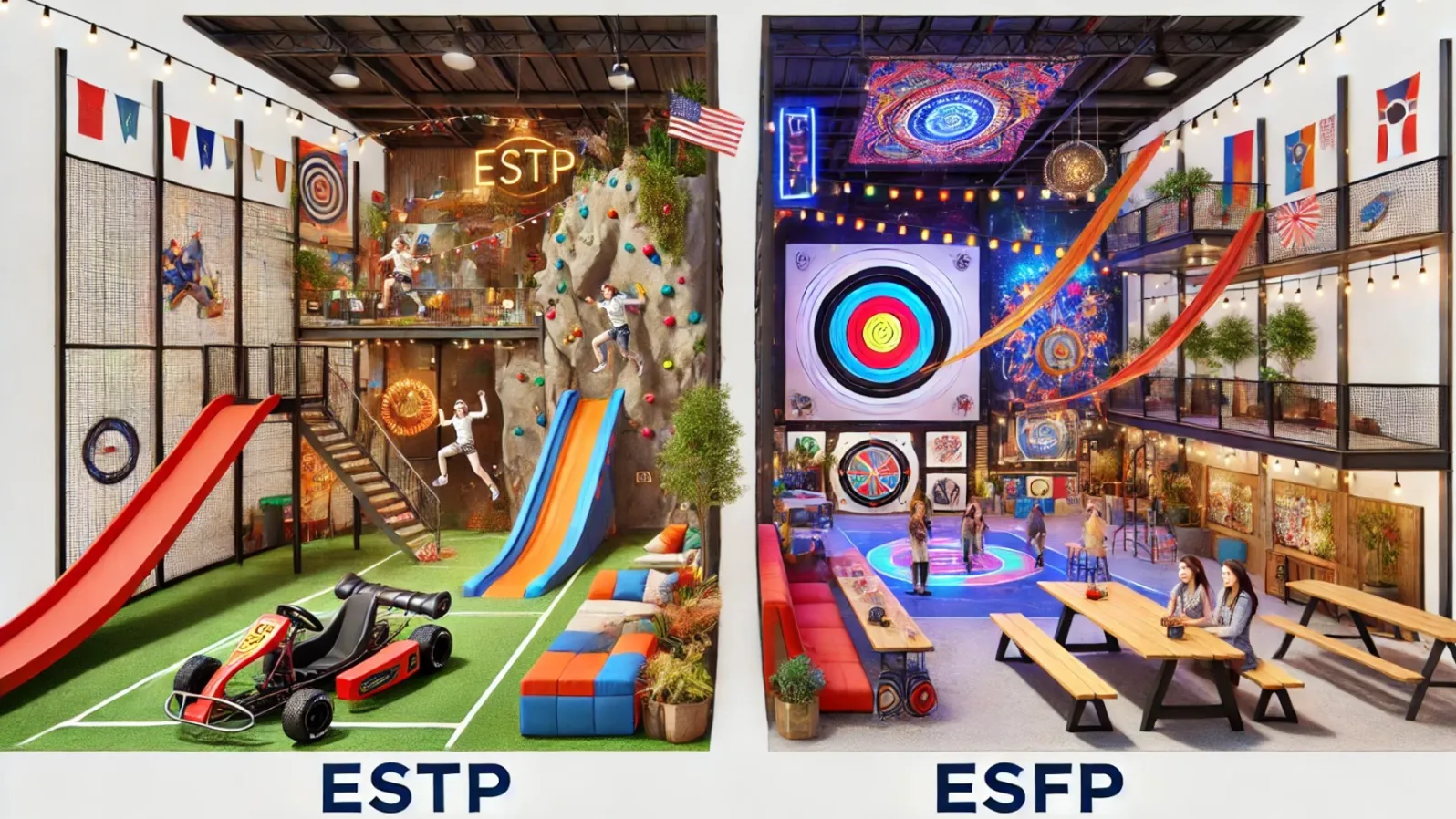 ESTP 冒險家型／ESFP 表演者型