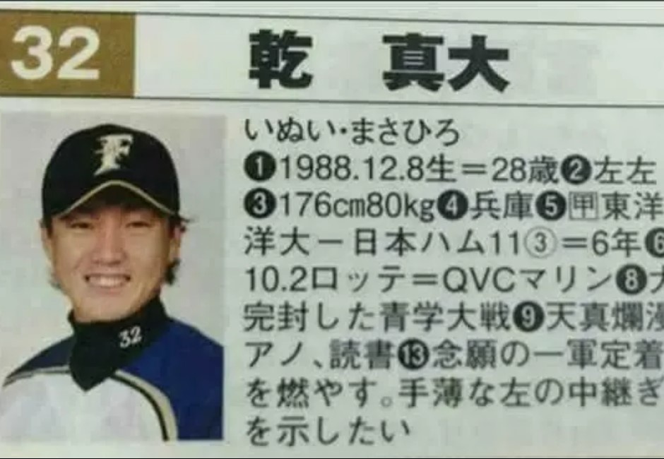 日本投手「乾 真大」宣布退役　姓名特殊在台爆紅　PTT鄉民：「來中職吧」
