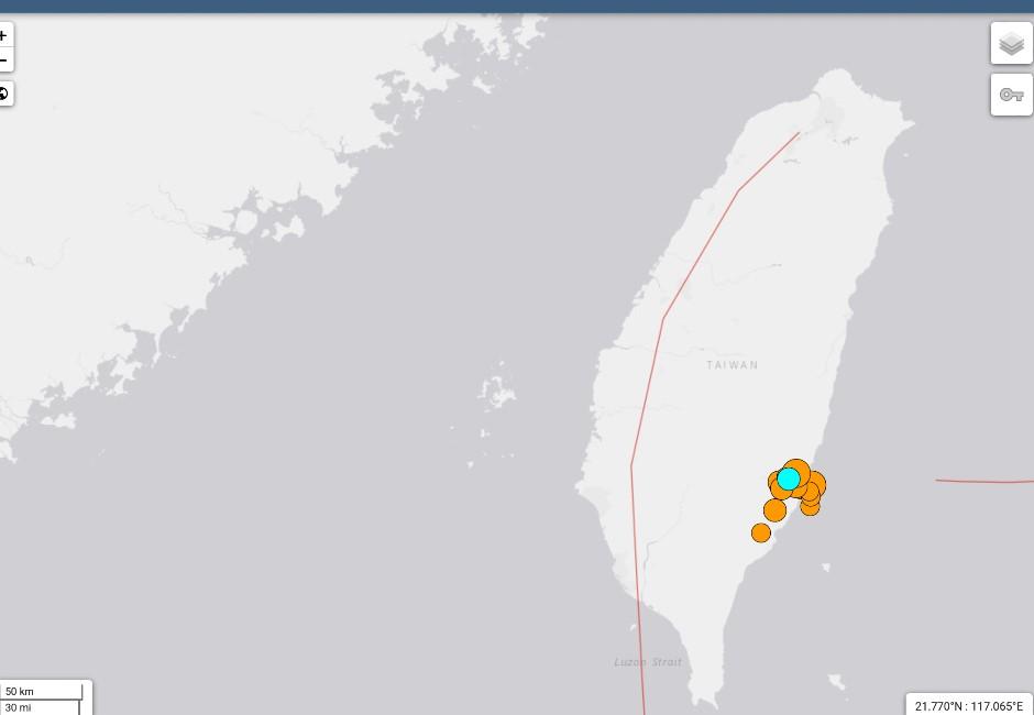 台東6.8強震是主震！日本、美國發布海嘯威脅警報