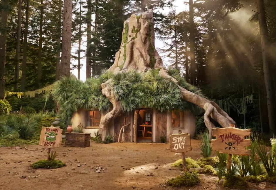 你想去嗎？Airbnb＋夢工廠萬聖節活動「免費住史瑞克樹屋」：沒Wifi、電視、冷氣、廚房的自然之家