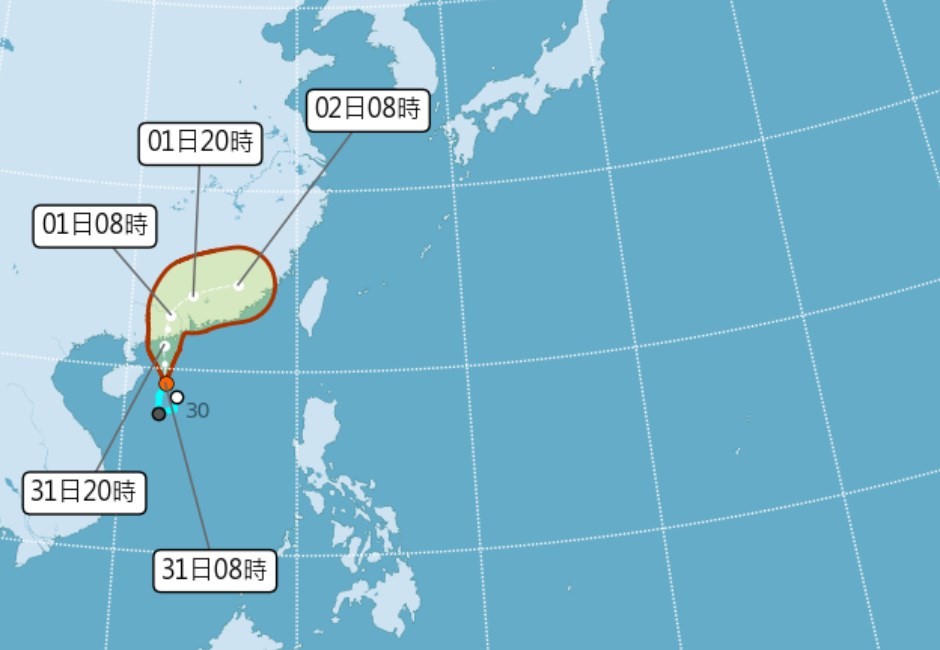 第2號颱風馬力斯最快今日生成！路徑奇特可能「大轉彎」穿越台灣