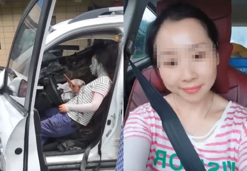 車插進護欄滿臉血!她仍心繫「抖音」讓網友看瘋了