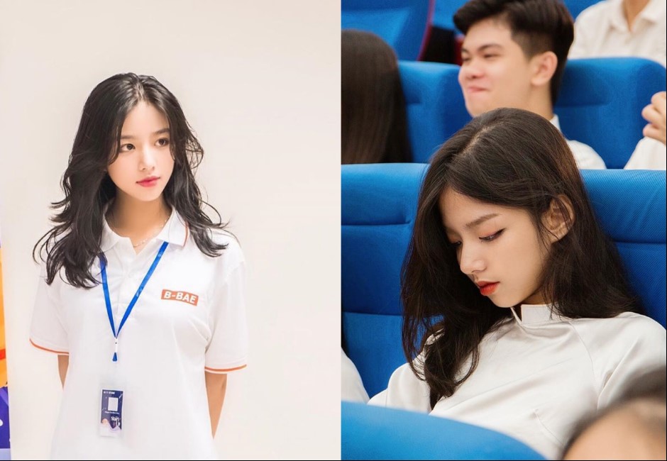 圖/剛開學旁邊就坐逆天正妹!仙氣美照讓網暴動:想轉學!