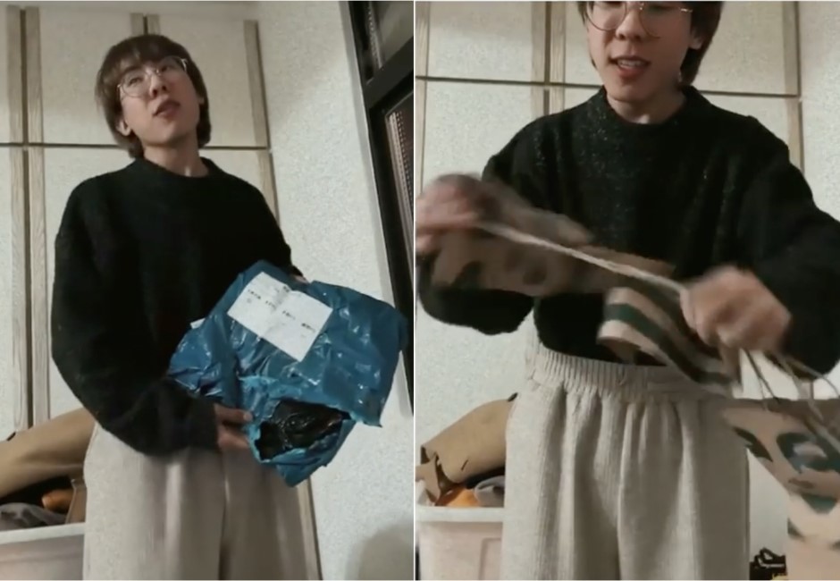 花666元網購「可水洗提袋」得到紙袋2個! 林進暴怒撕爛:X你媽