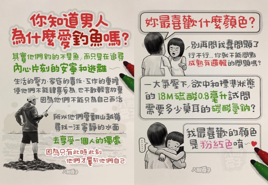 網瘋傳「POP風插畫圖」到底是誰畫的?中年大叔臉書擁113萬追蹤