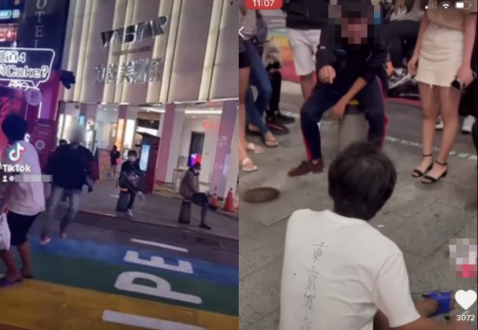 屁孩霸凌街友 咆哮叫囂:這裡是西門町!全網爆氣怒轟
