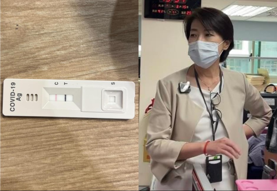 疫情洪峰下週將至? 驚傳黃珊珊快篩陽性等待PCR中