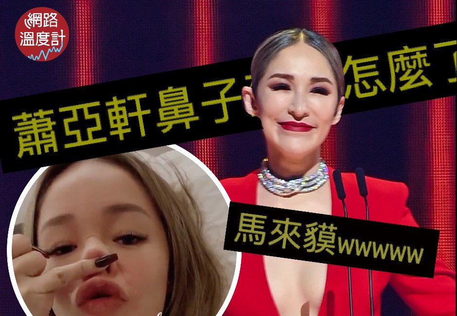 金曲變巫婆鼻?蕭亞軒鼻子到底整形沒?這支IG影片力證「全自然」