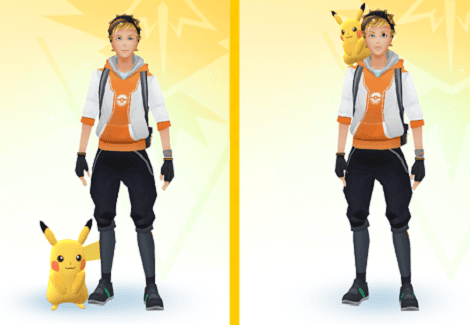 PokemonGo改版藏彩蛋，想讓皮卡丘站在主角肩膀上要這樣做！