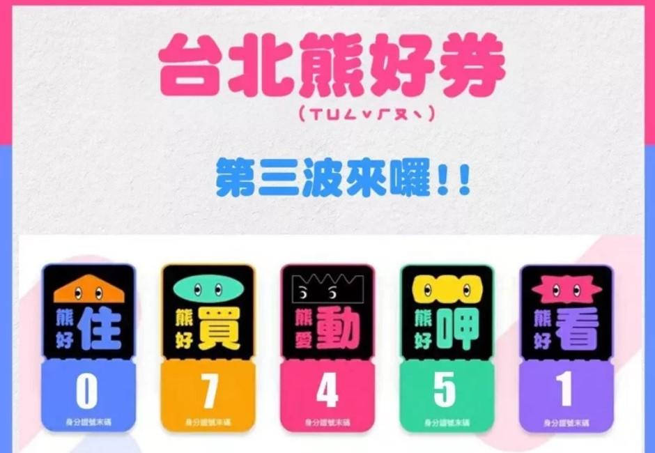 快訊／熊好券又來了！最大獎價值1000元　下午直送10萬人APP