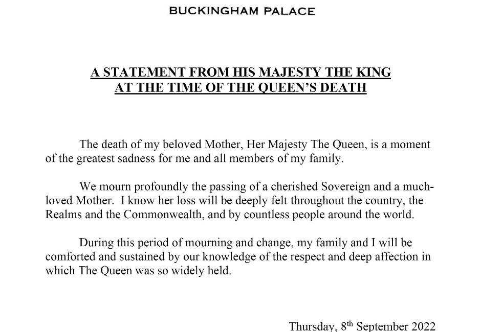 英女王駕崩！哈利王子未見最後一面 查爾斯繼承王位首發聲悼念
