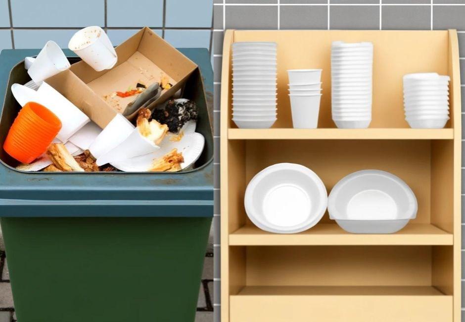 紙餐具回收「最終一起燒」惹議！環境部駁「做爽的」　盤點回收NG行為